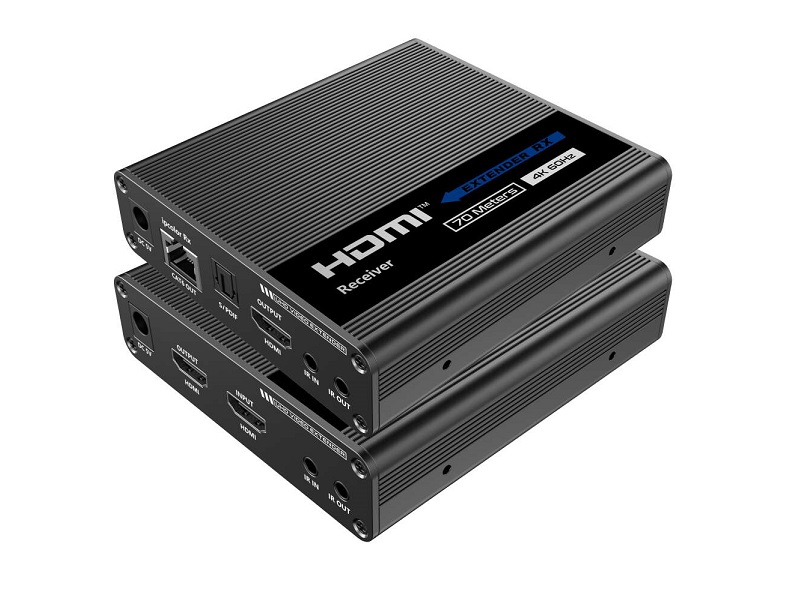 Lenkeng LKV676Cascade - Удлинитель HDMI, 4K@60Гц, HDMI 2.0, CAT6/6a/7 до 70 метров, проходной HDMI с функцией каскадирования