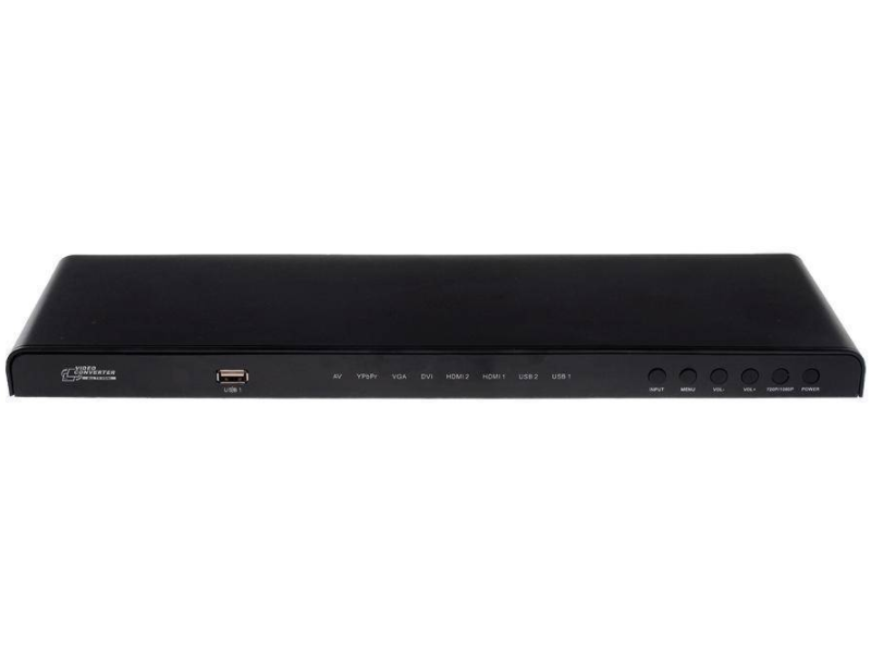 Lenkeng LKV391N - Конвертер HDMI, DVI-D, VGA, YPbPr, CVBS + Audio в HDMI, USB-медиаплеер