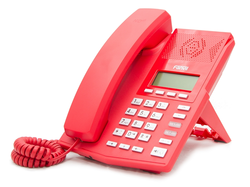 Fanvil X3P Red (Красный) - IP телефон (2 SIP аккаунта)
