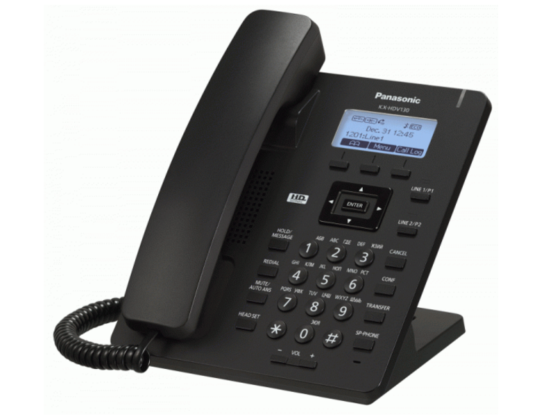 Panasonic KX-HDV130RU Black (Черный) - IP-телефон