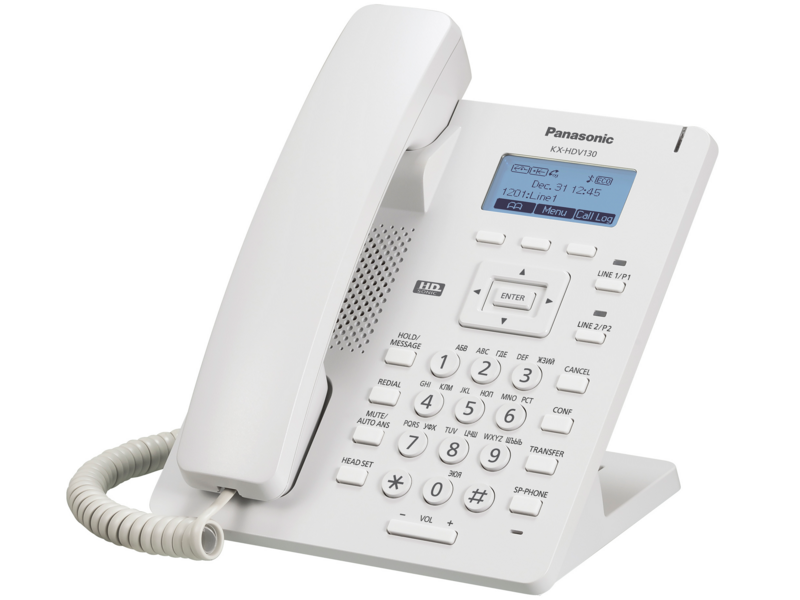 Panasonic KX-HDV130RU White (Белый) - IP-телефон