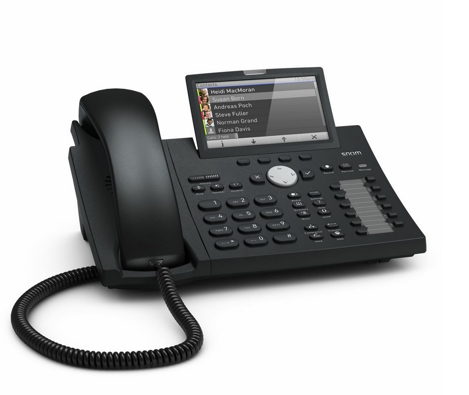 Snom D375 - IP телефон (12 SIP аккаунтов)