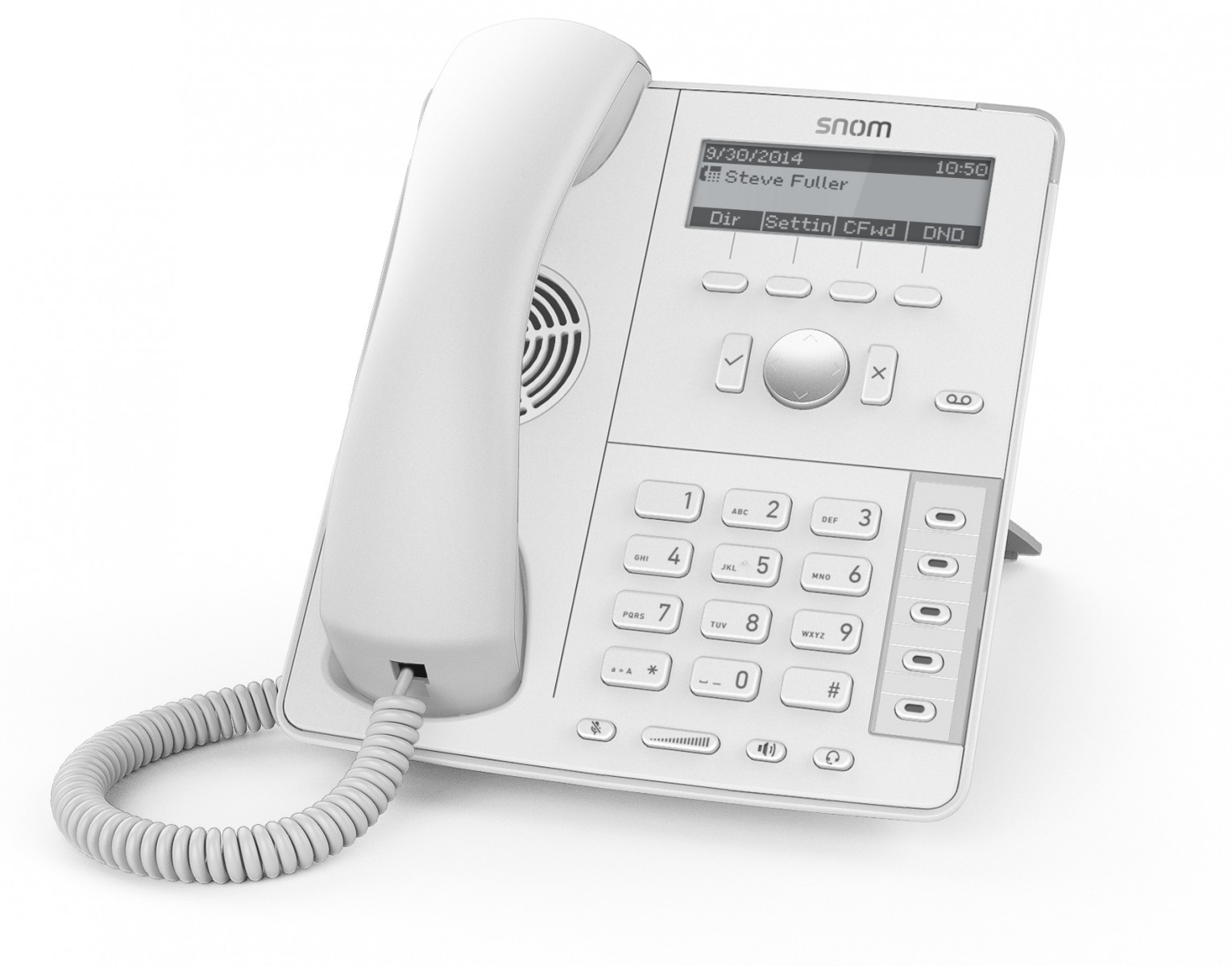 Snom D715 Белый - IP-телефон (4 SIP аккаунта)