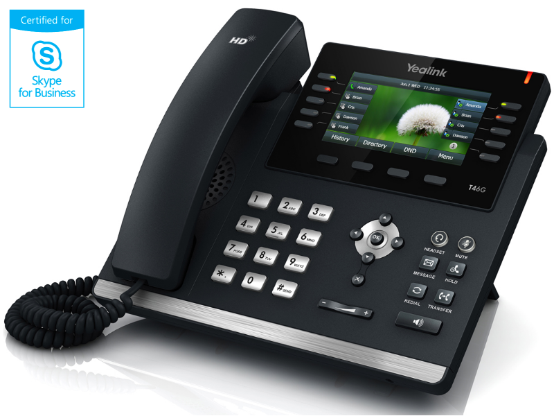 Yealink SIP-T46G - IP-телефон (6 SIP аккаунтов)