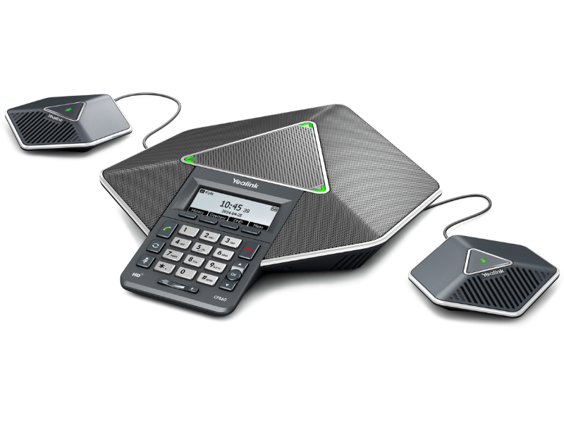 Yealink CP860 в комплекте с микрофонами CPE80 - Телефонный аппарат для конференц-связи (VoIP)