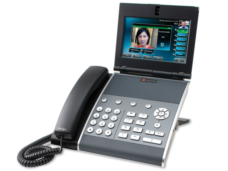 Polycom VVX 1500 D (SIP / H.323)(2200-18064-025) - IP видеотелефон с блоком питания (2200-17671-122)
